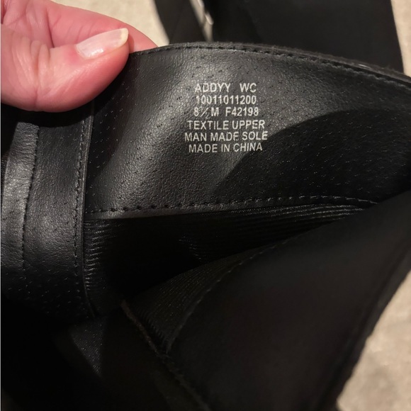 NWT Style & Co. Addyy Black Wide Calf Heeled Boots - Picture 4 of 6